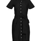 Stephanie Shirtdress - Black