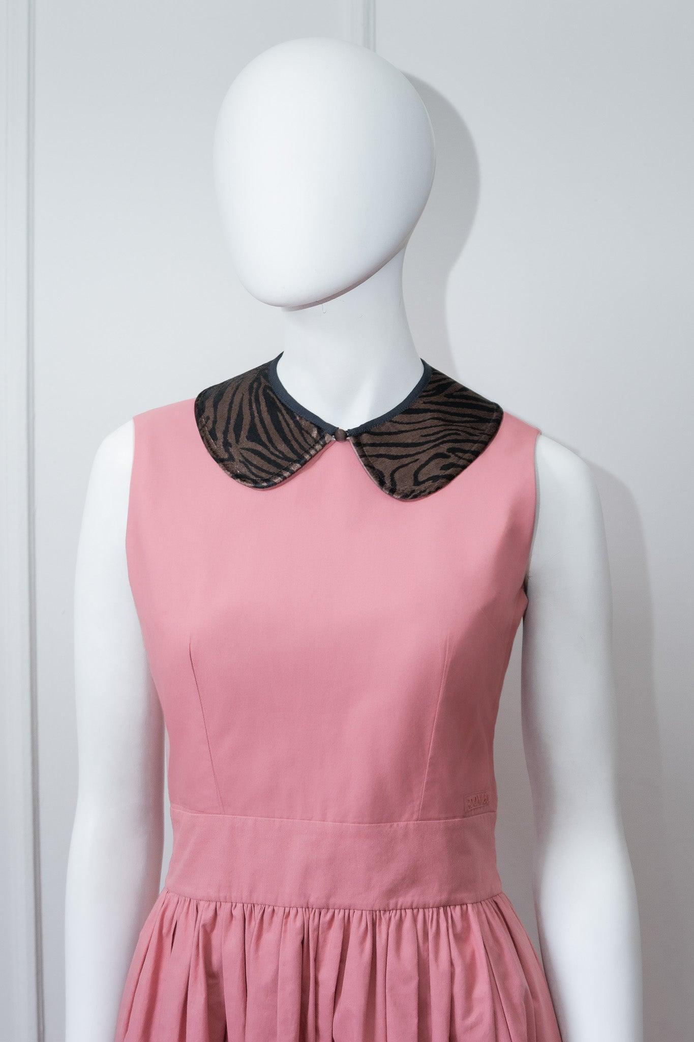 COLETTE DETACHABLE COLLAR | VELVET ZEBRA - Room 502