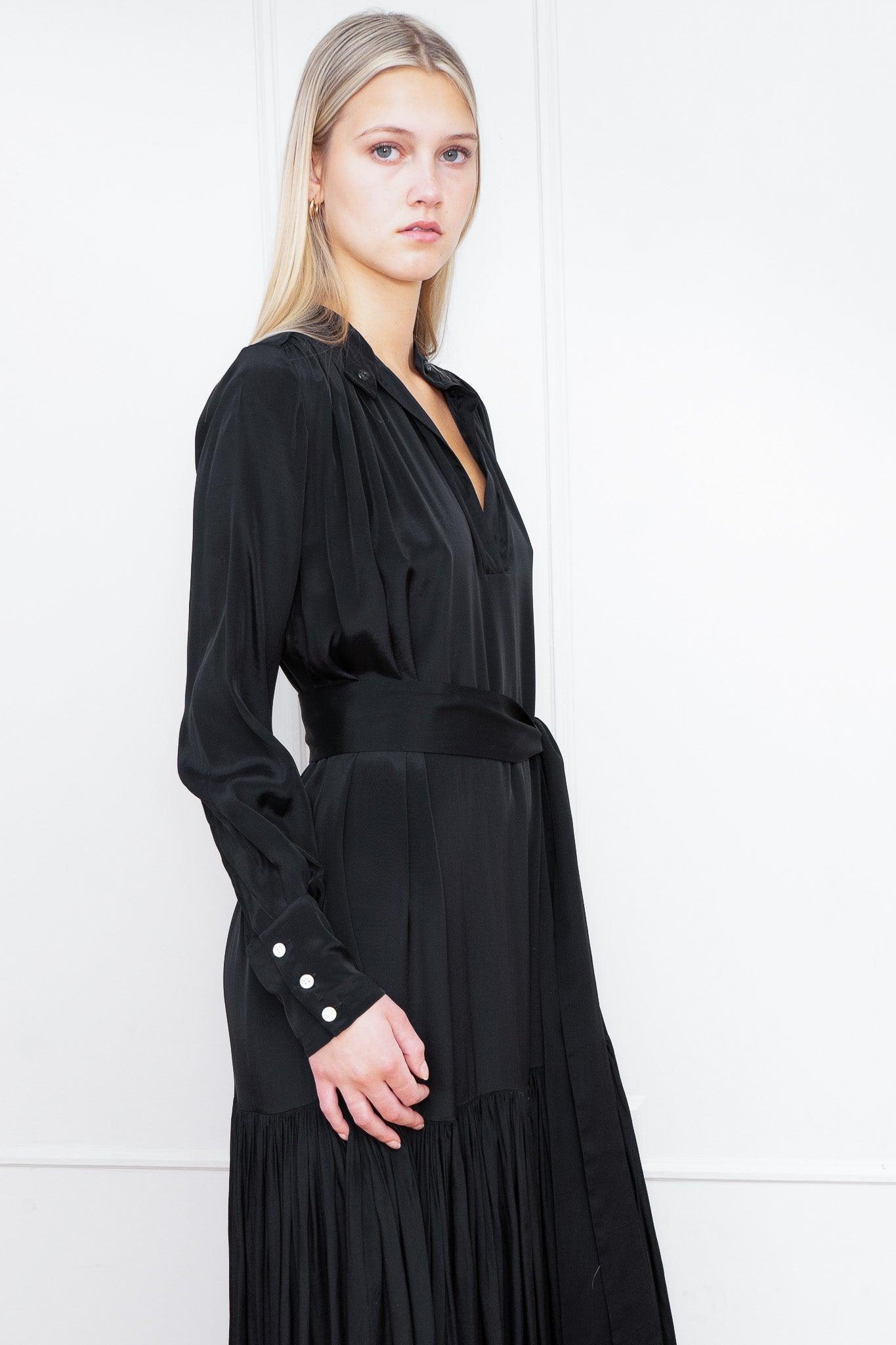 JEANNE LONG DRESS MODEL 15 - BLACK - Room 502