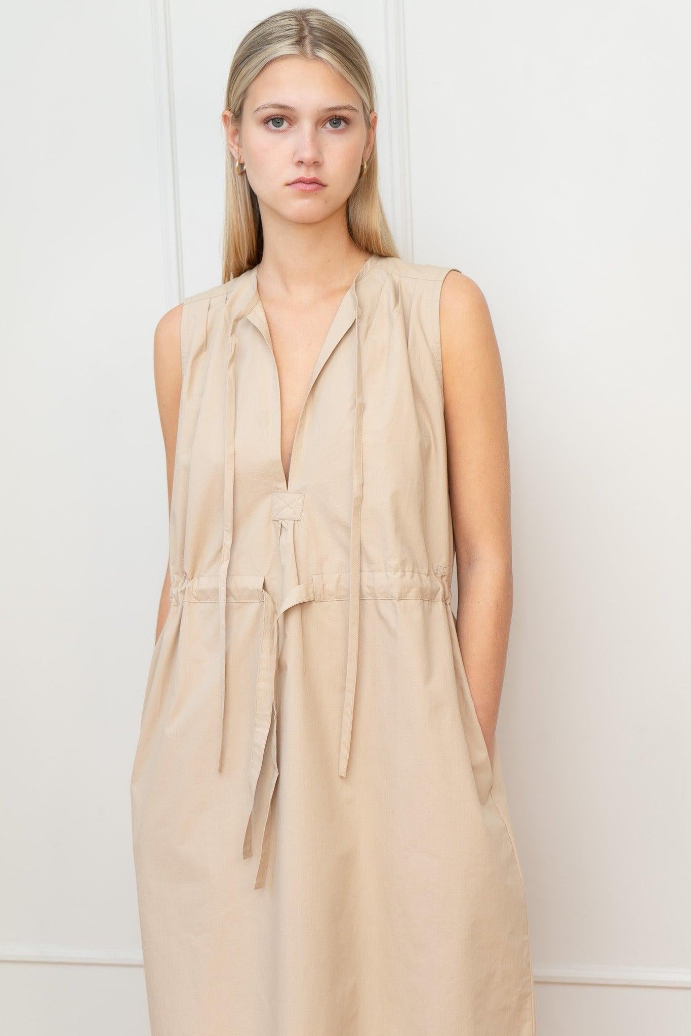 KAFTAN DRESS MODEL 6 JESSICA - BEIGE - Room 502