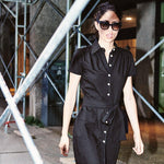 STEPHANIE SHIRTDRESS MODEL 2 - BLACK - Room 502