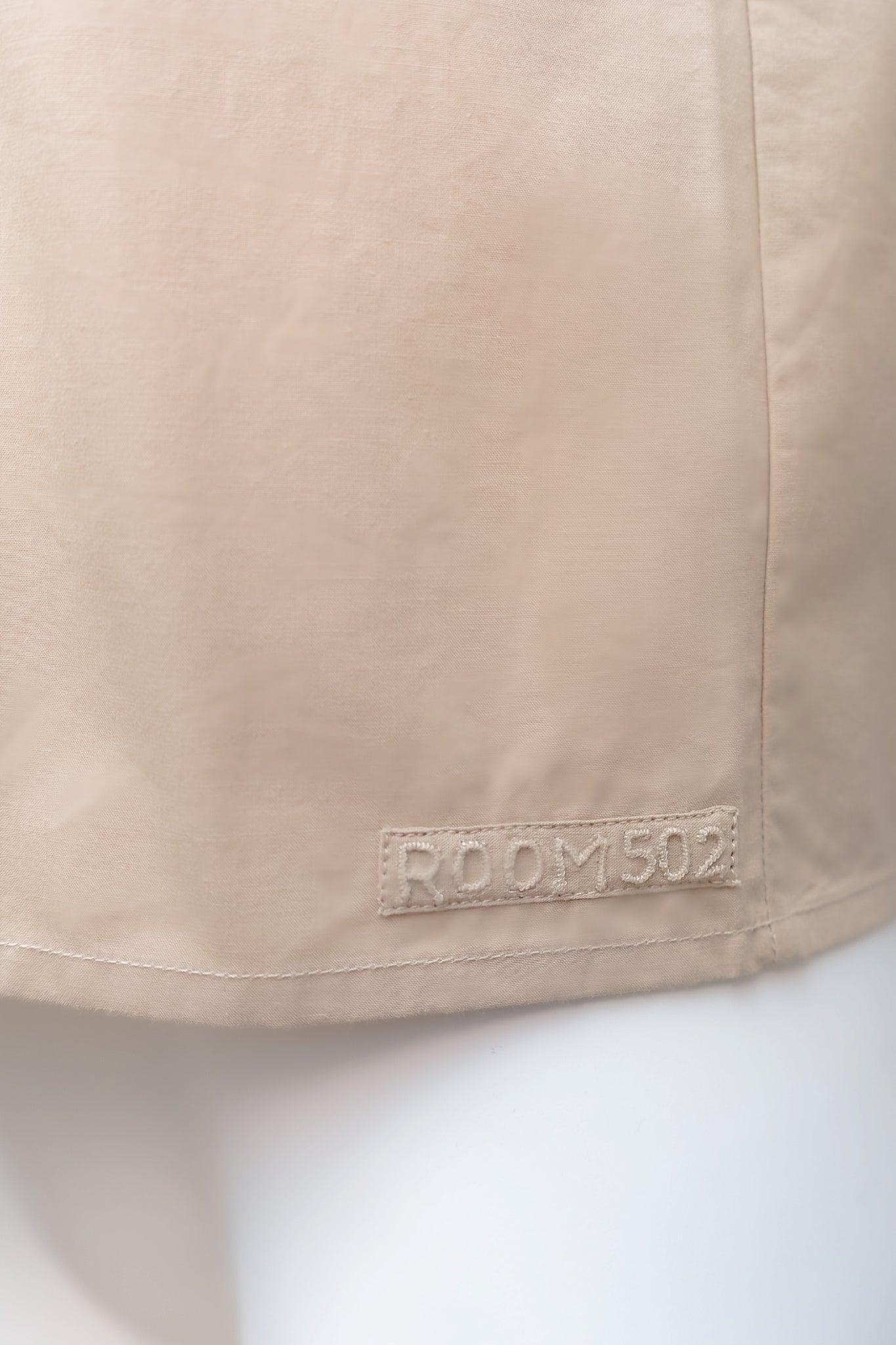 UNIFORM COTTON SHIRT - BRANDO - BEIGE - Room 502
