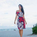 ANAIS SMOKED COTTON VOILE PRINT DRESS - Room 502