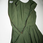 ANNA DRESS MODEL 5 - KHAKI GREEN - Room 502