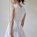 ANNA DRESS MODEL 5 - WHITE - Room 502