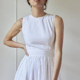 ANNA DRESS MODEL 5 - WHITE - Room 502