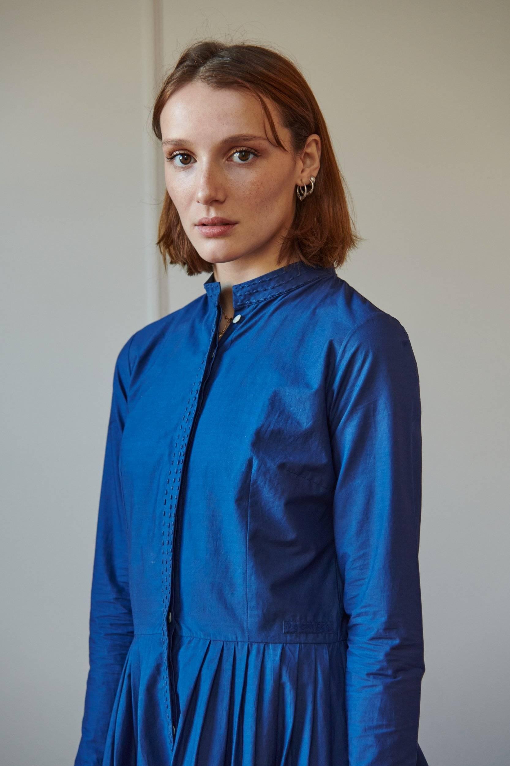 BLANCA SHIRTDRESS MODEL 13 - BLUE - Room 502