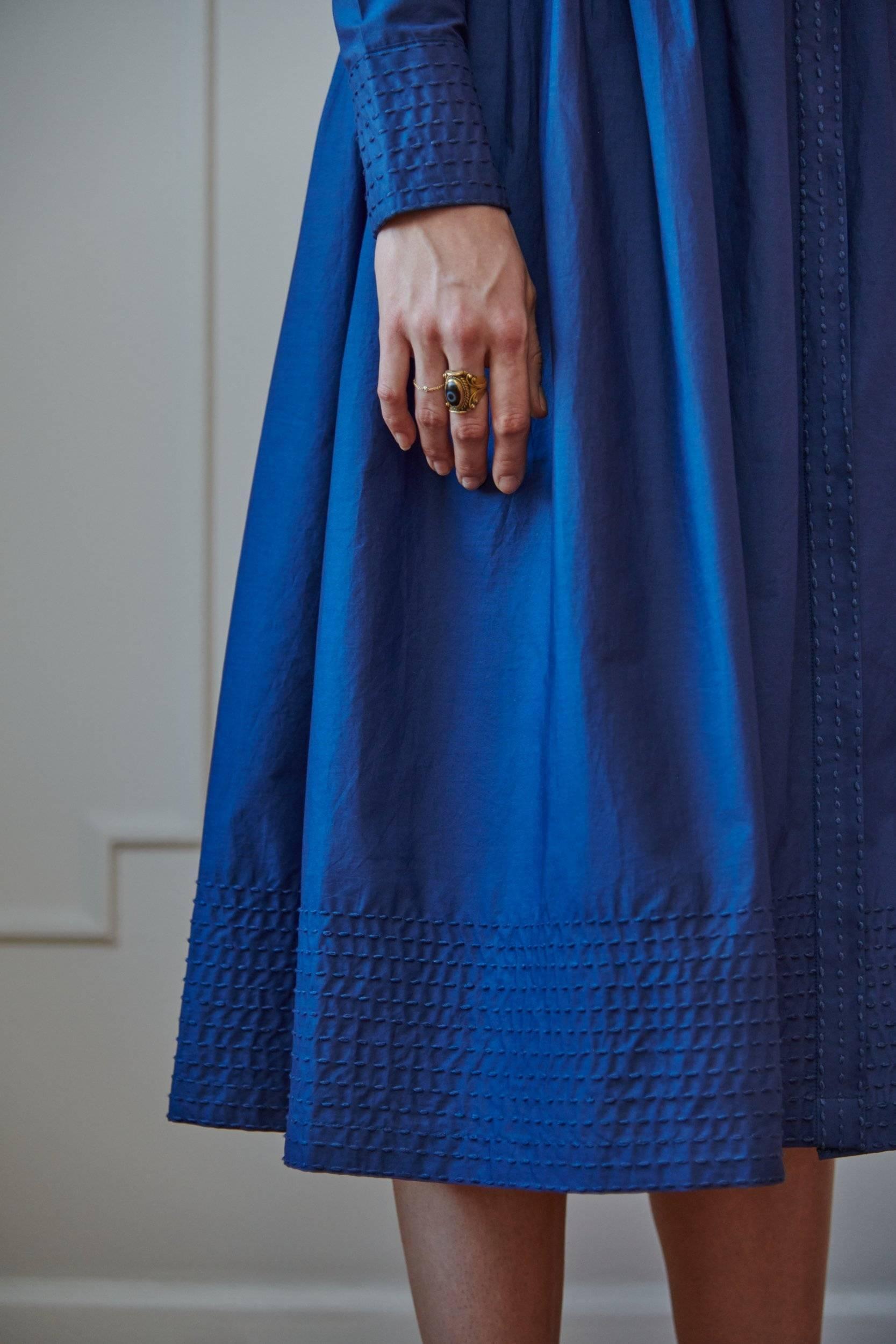 BLANCA SHIRTDRESS MODEL 13 - BLUE - Room 502