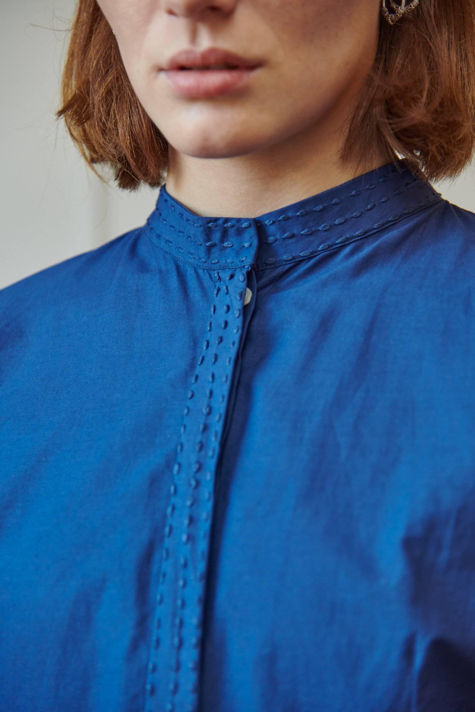 BLANCA SHIRTDRESS MODEL 13 - BLUE - Room 502