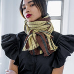 COUTURE RUFFLE BLOUSE - TINA - BLACK - Room 502