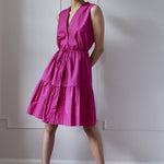 DRAWSTRING DRESS MODEL 1 VERONICA PINK - Room 502