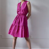 DRAWSTRING DRESS MODEL 1 VERONICA PINK - Room 502