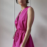 DRAWSTRING DRESS MODEL 1 VERONICA PINK - Room 502
