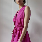 DRAWSTRING DRESS MODEL 1 VERONICA PINK - Room 502