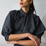 MARIE "EVERYDAY COUTURE SHIRT" MODEL 11 - BLACK - Room 502