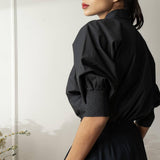 MARIE "EVERYDAY COUTURE SHIRT" MODEL 11 - BLACK - Room 502