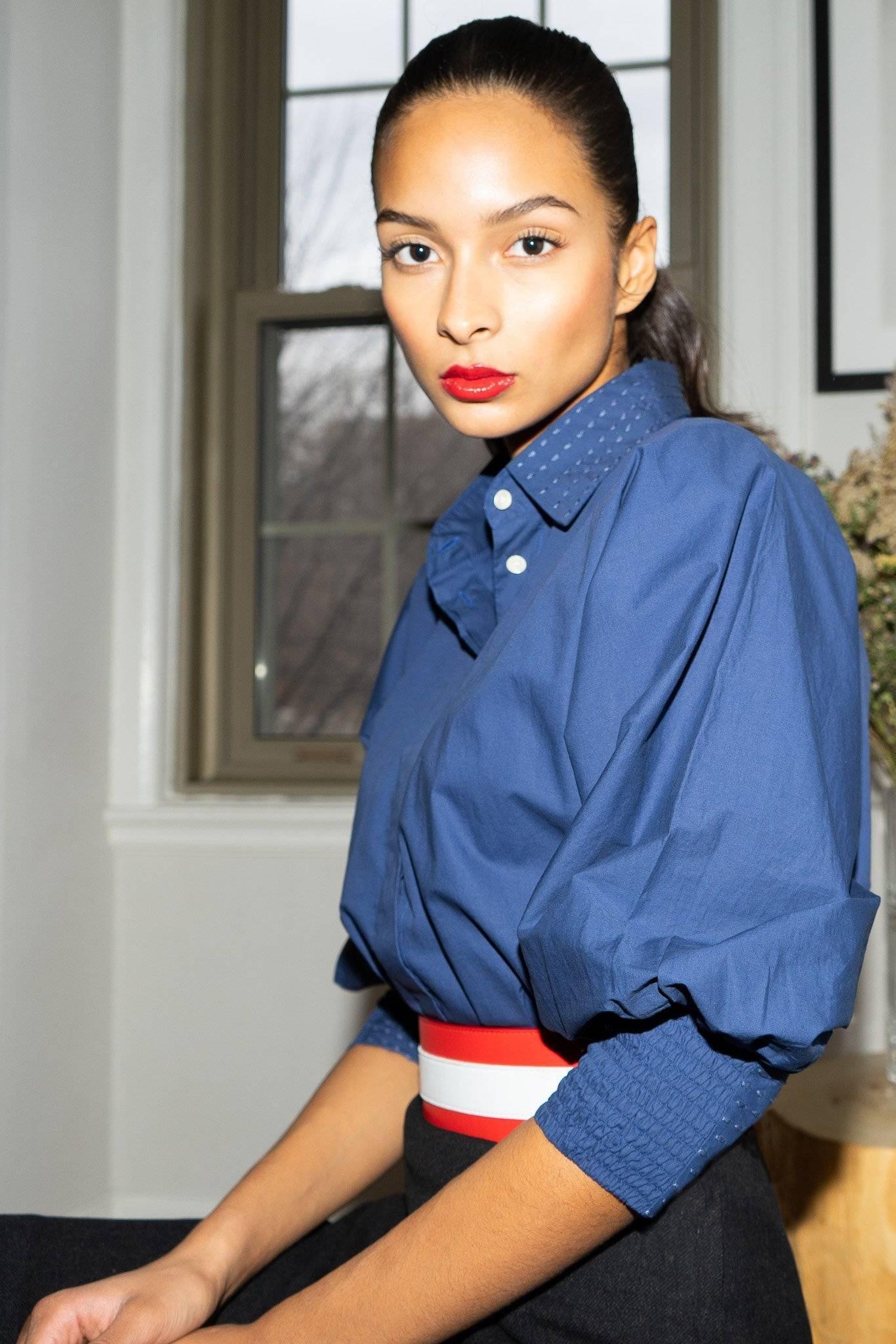 MARIE "EVERYDAY COUTURE SHIRT" MODEL 11 - BLUE - Room 502
