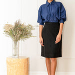 MARIE "EVERYDAY COUTURE SHIRT" MODEL 11 - BLUE - Room 502