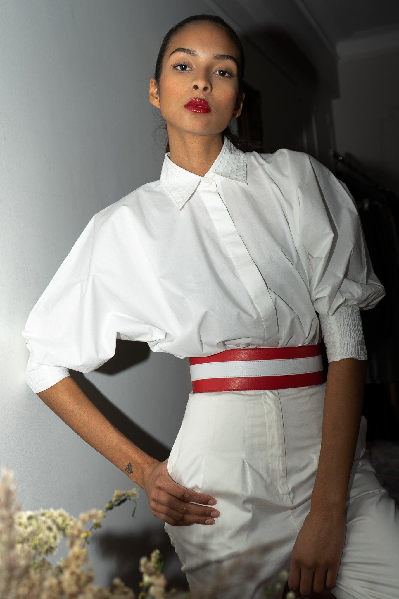 MARIE "EVERYDAY COUTURE SHIRT" MODEL 11 - WHITE - Room 502