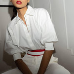 MARIE "EVERYDAY COUTURE SHIRT" MODEL 11 - WHITE - Room 502