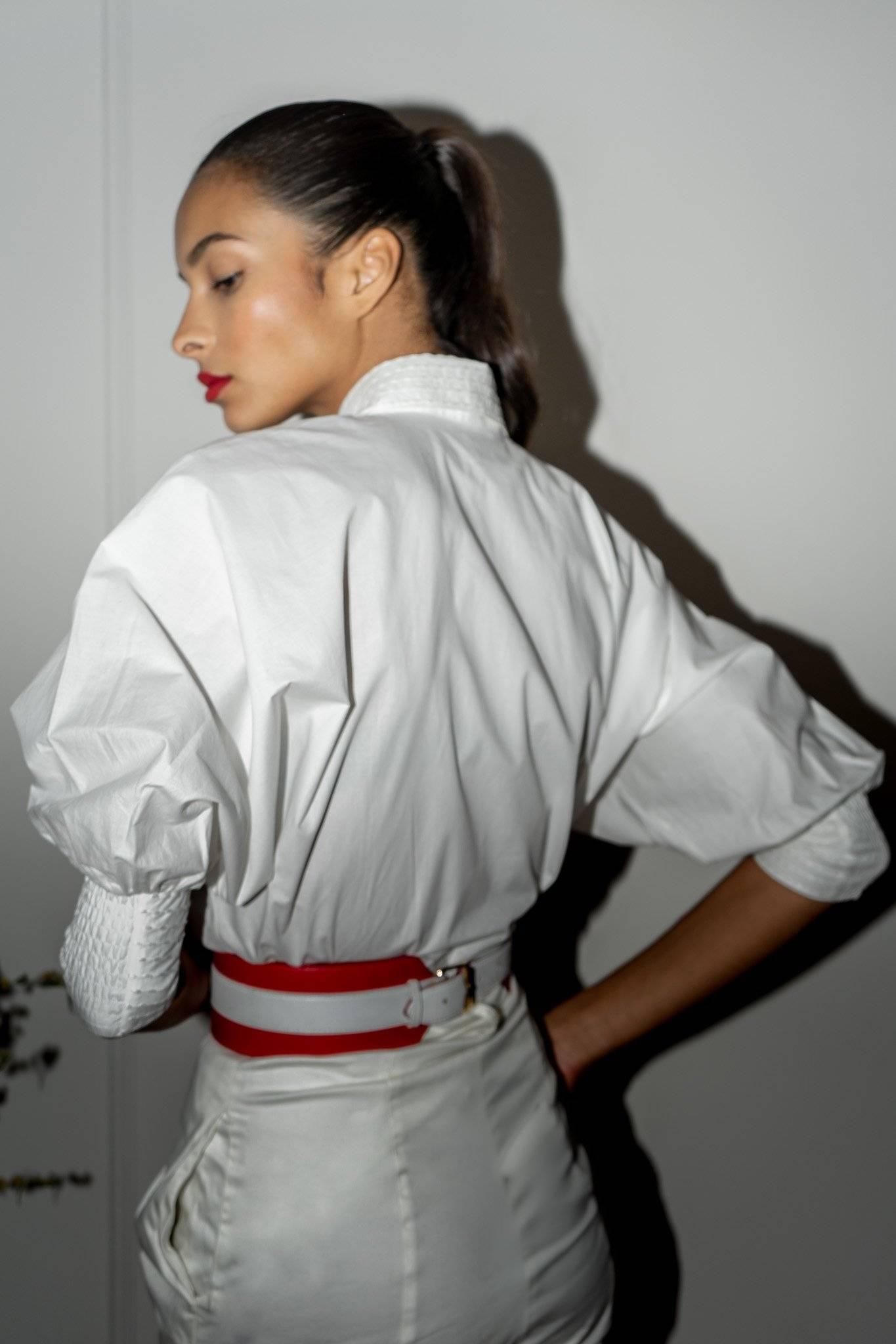 MARIE "EVERYDAY COUTURE SHIRT" MODEL 11 - WHITE - Room 502
