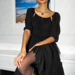 MICHELLE DRESS MODEL 19 - BLACK - Room 502