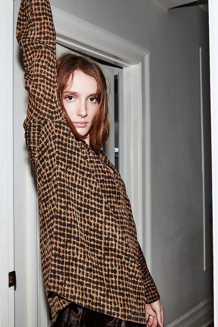 PRINTED PAULA BLOUSE MODEL 14 - Room 502