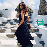 RESORT BEACH DRESS MODEL 7 CLAUDIA - BLACK - Room 502