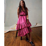 RESORT BEACH DRESS MODEL 7 CLAUDIA - PINK - Room 502