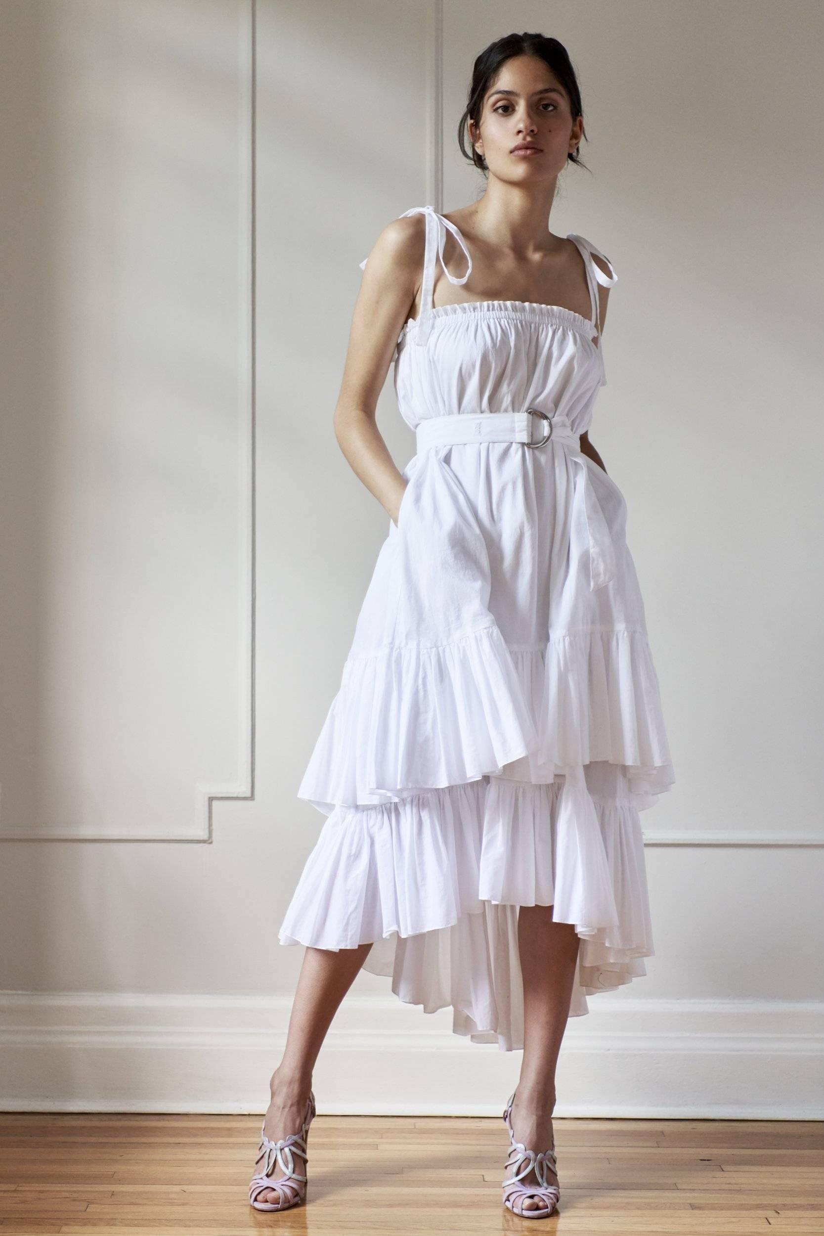 RESORT BEACH DRESS MODEL 7 - WHITE - Room 502