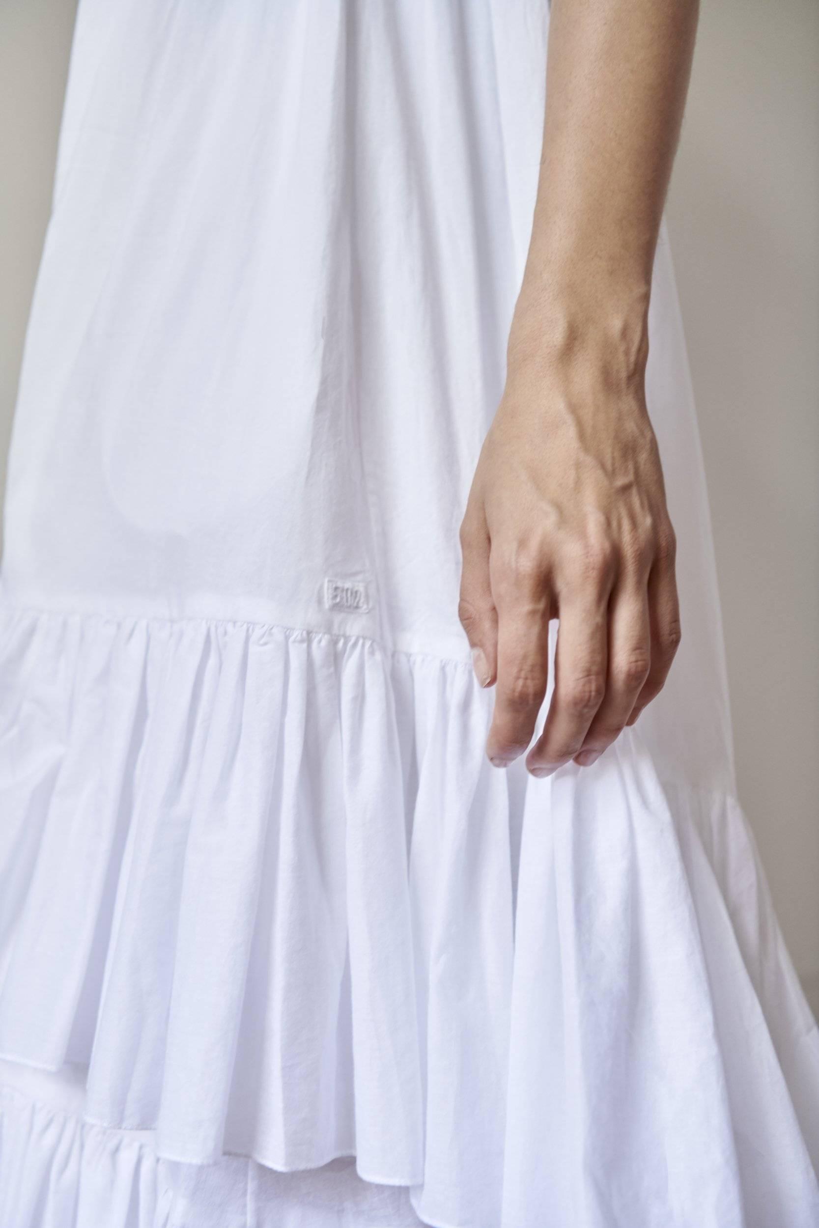 RESORT BEACH DRESS MODEL 7 - WHITE - Room 502