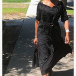 RESORT BEACH DRESS MODEL 8 LENA - BLACK - Room 502