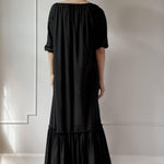 RESORT BEACH DRESS MODEL 8 LENA - BLACK - Room 502