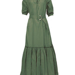 RESORT BEACH DRESS MODEL 8 LENA - KHAKI GREEN - Room 502