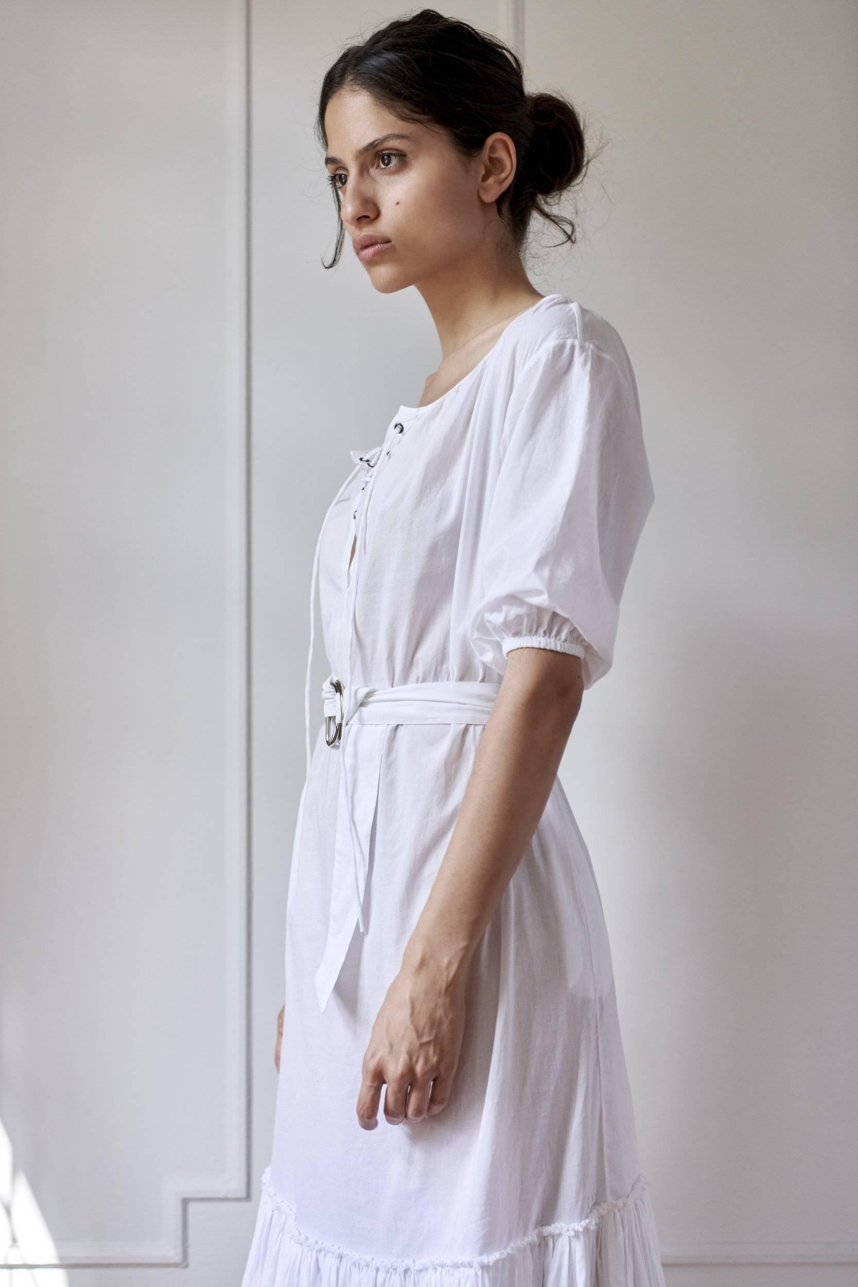 RESORT BEACH DRESS MODEL 8 LENA - WHITE - Room 502