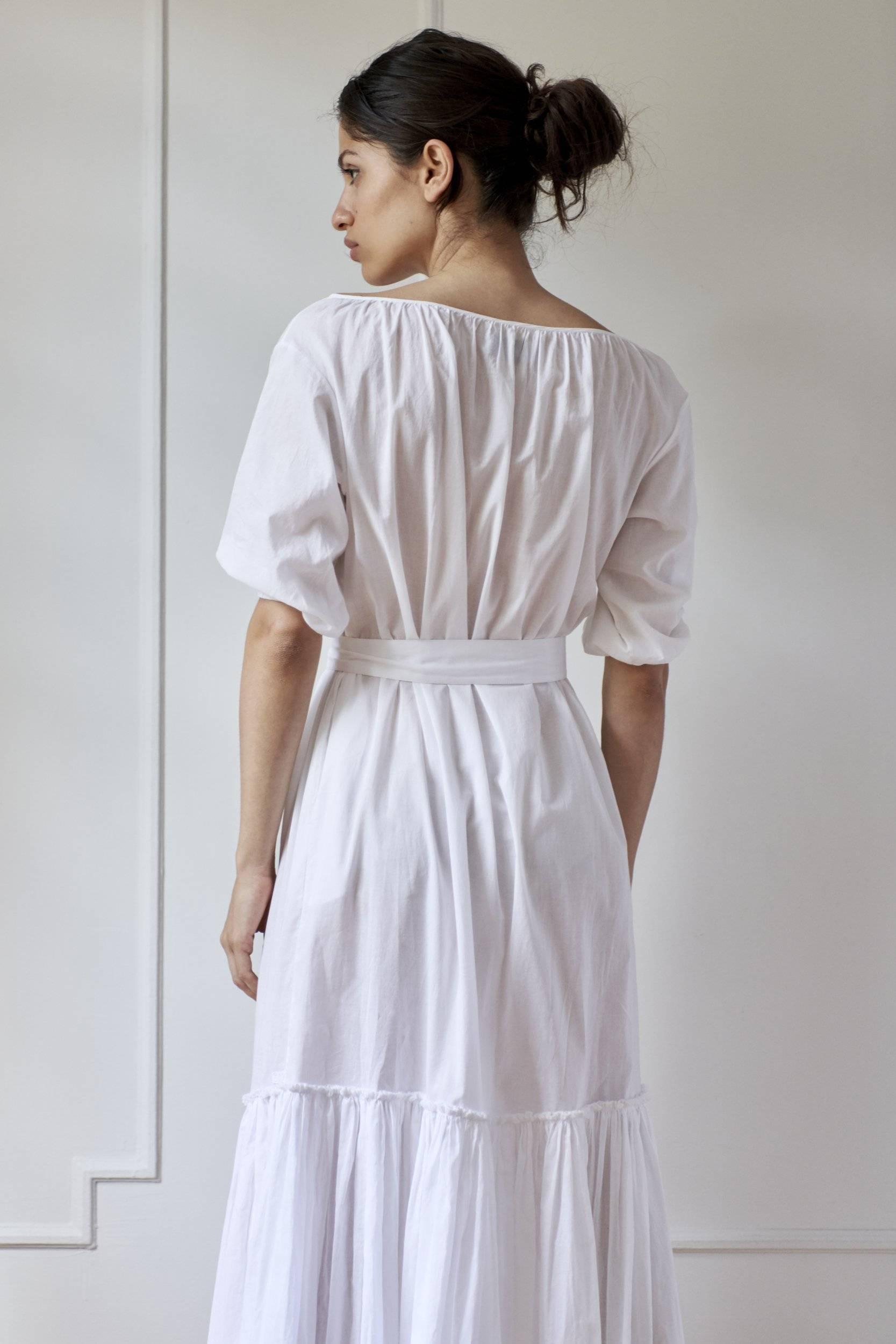 RESORT BEACH DRESS MODEL 8 LENA - WHITE - Room 502