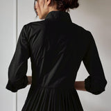 SHIRTDRESS MODEL 9 ZOE - BLACK - Room 502