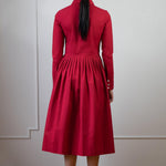 SHIRTDRESS MODEL 9 ZOE - RED - Room 502