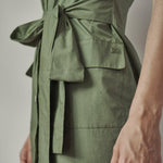 STEPHANIE PRESTIGE SHIRTDRESS MODEL 2 - KHAKI GREEN - Room 502