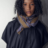 THE TRAVEL SCARF HAND | WOVEN COTTON | MODEL A | PURPLE - Room 502
