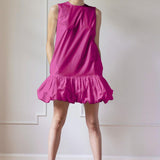 TRAPEZE DRESS MODEL 4 YARA - PINK - Room 502