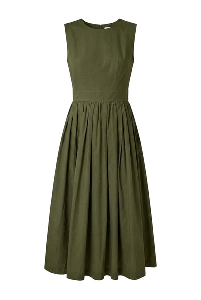 ANNA DRESS MODEL 5 - KHAKI GREEN Room 502 ANNA DRESS MODEL 5 - KHAKI GREEN Room 502