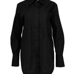 Black shirt on a white background