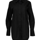 Black shirt on a white background