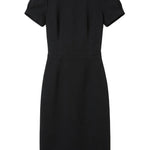 Black dress on a white background