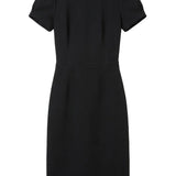 Black dress on a white background