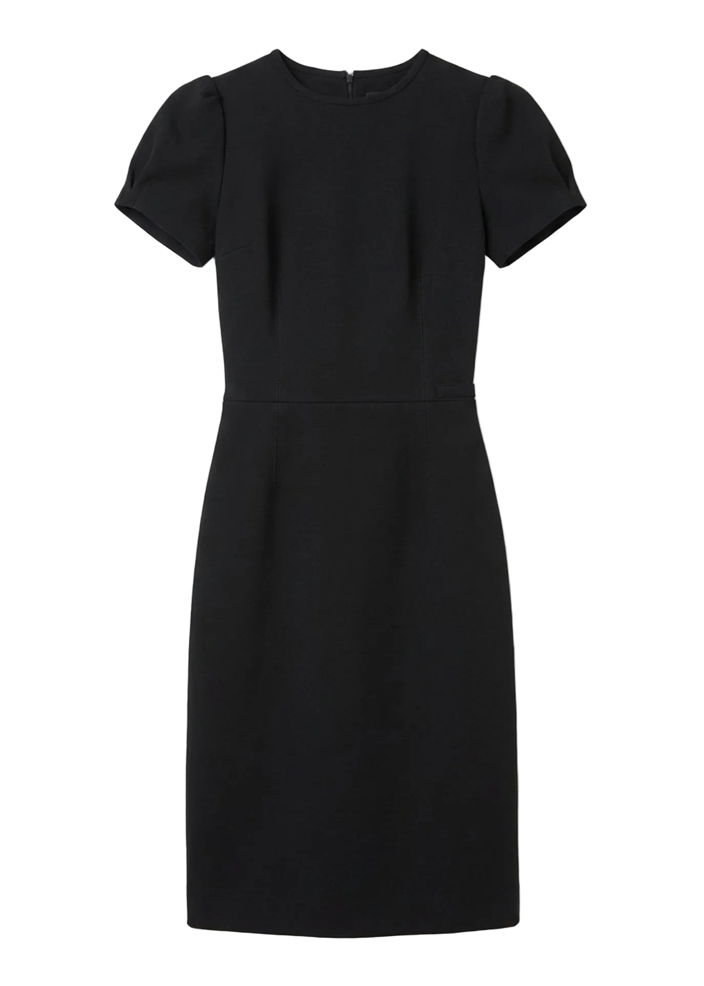 Black dress on a white background