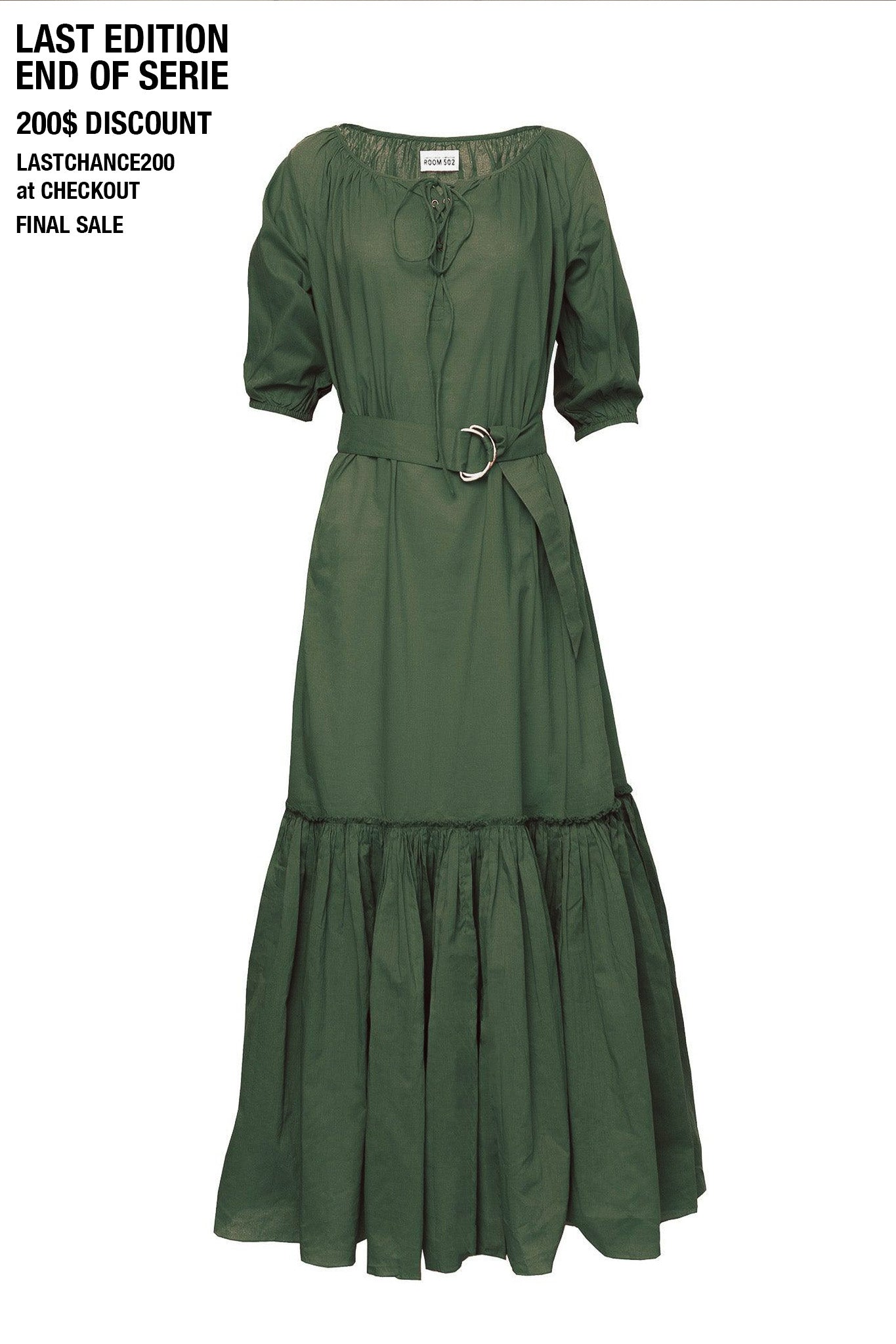 Summer Luxury Light Cotton Resort Vacation Dress Room 502 Woman’s Fashion