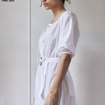 Chic Vacation Cotton Dress Lightweight Resort dress Luxury Vacation Fashion