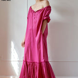 Luxury Cotton Voile Dress Resort sophisticated Room 502 Woman’s Fashion 